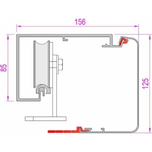 Автоматика для двустворчатой раздвижной двери FLUO-SLB BASIC короб 6600 мм CAME 818SL-0069 (КАМЕ) Автоматика для двустворчатой раздвижной двери FLUO-SLB BASIC короб 6600 мм CAME 818SL-0069 (КАМЕ)
